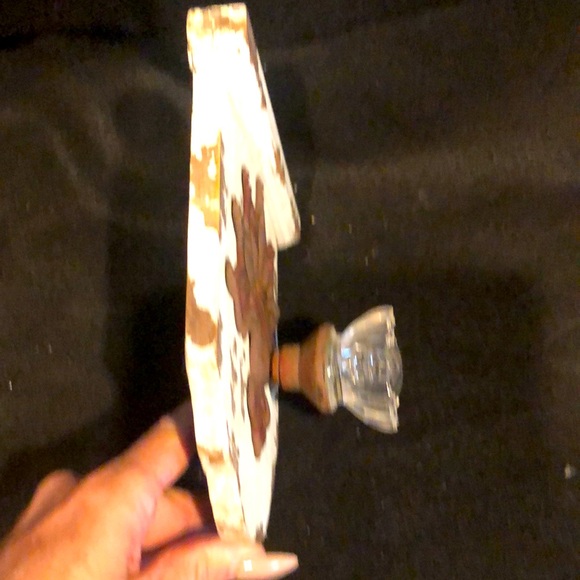 WOOD& METAL CRYSTAL DOORKNOB HOOK. 8” LONG BY 7” WIDE. Excellent Condition - Picture 4 of 4